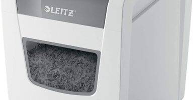 Destructora de papel Leitz 10 hojas corte cruzado